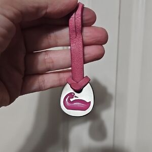 Dooney & Bourke Y2KPink Leather Key Holder/tag